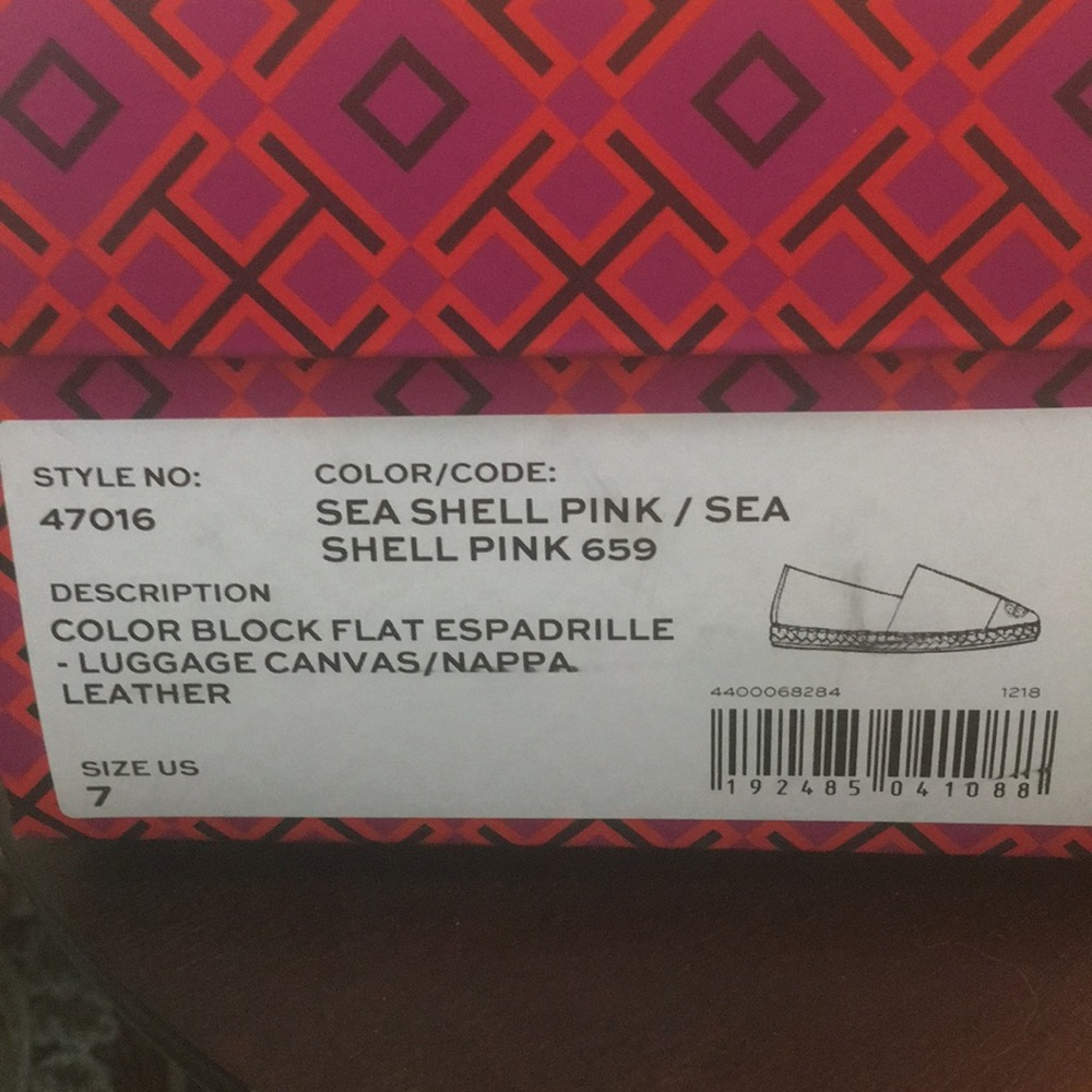 SOLD on Ⓜ️ Tory Burch Color Block Espadrille Flats - Picture 8 of 8